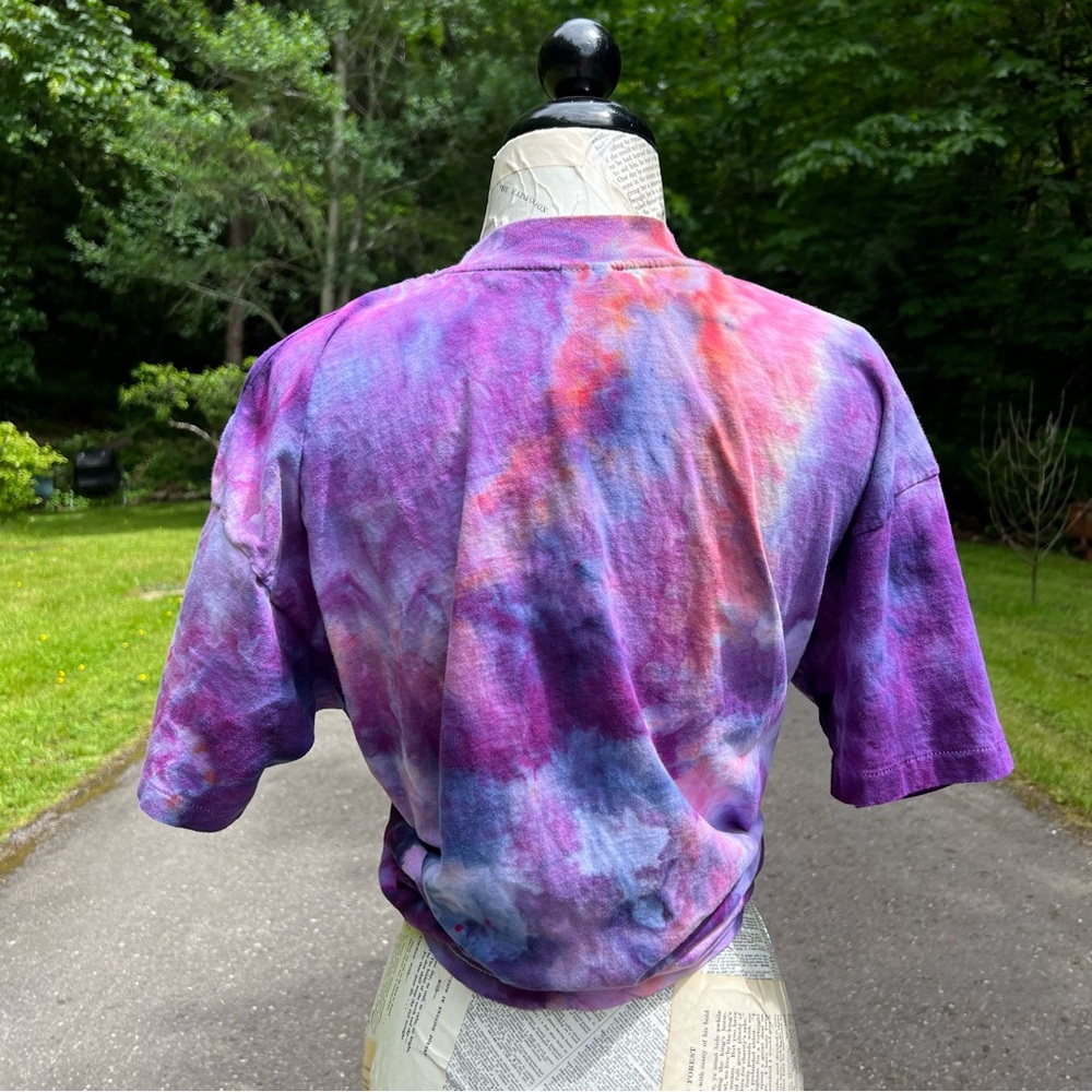 🌞3 for $25🌞 | Hand Dyed Cosmos Crewneck Tee - Picture 3 of 5